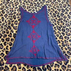 Aztec Design Tank Top